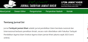 Peluncuran Jurnal Tarbiyah Jamiat Kheir: Perkembangan Pendidikan Islam Menuju Peradaban